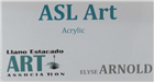 035 ASL Art Label