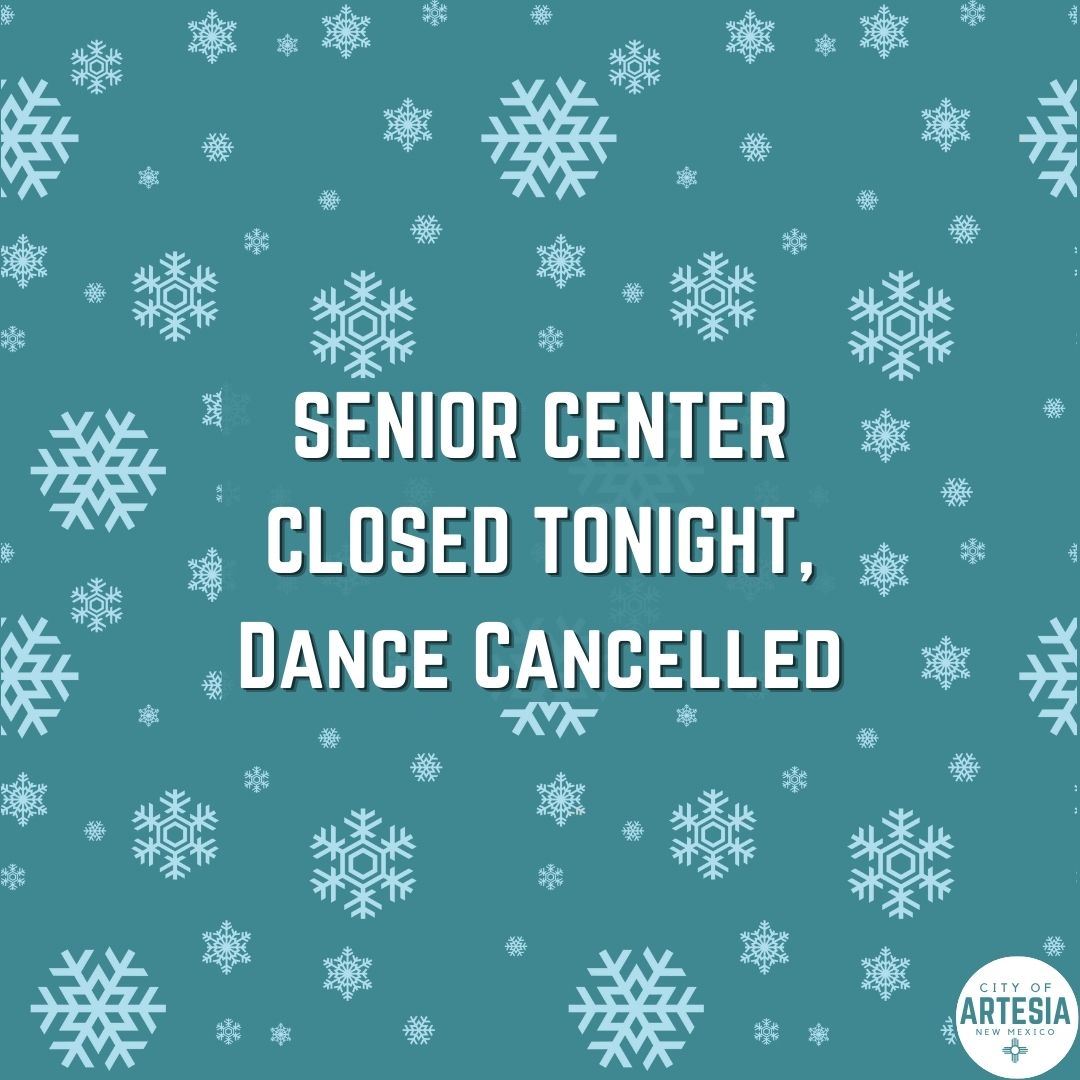 Senior Center Closed