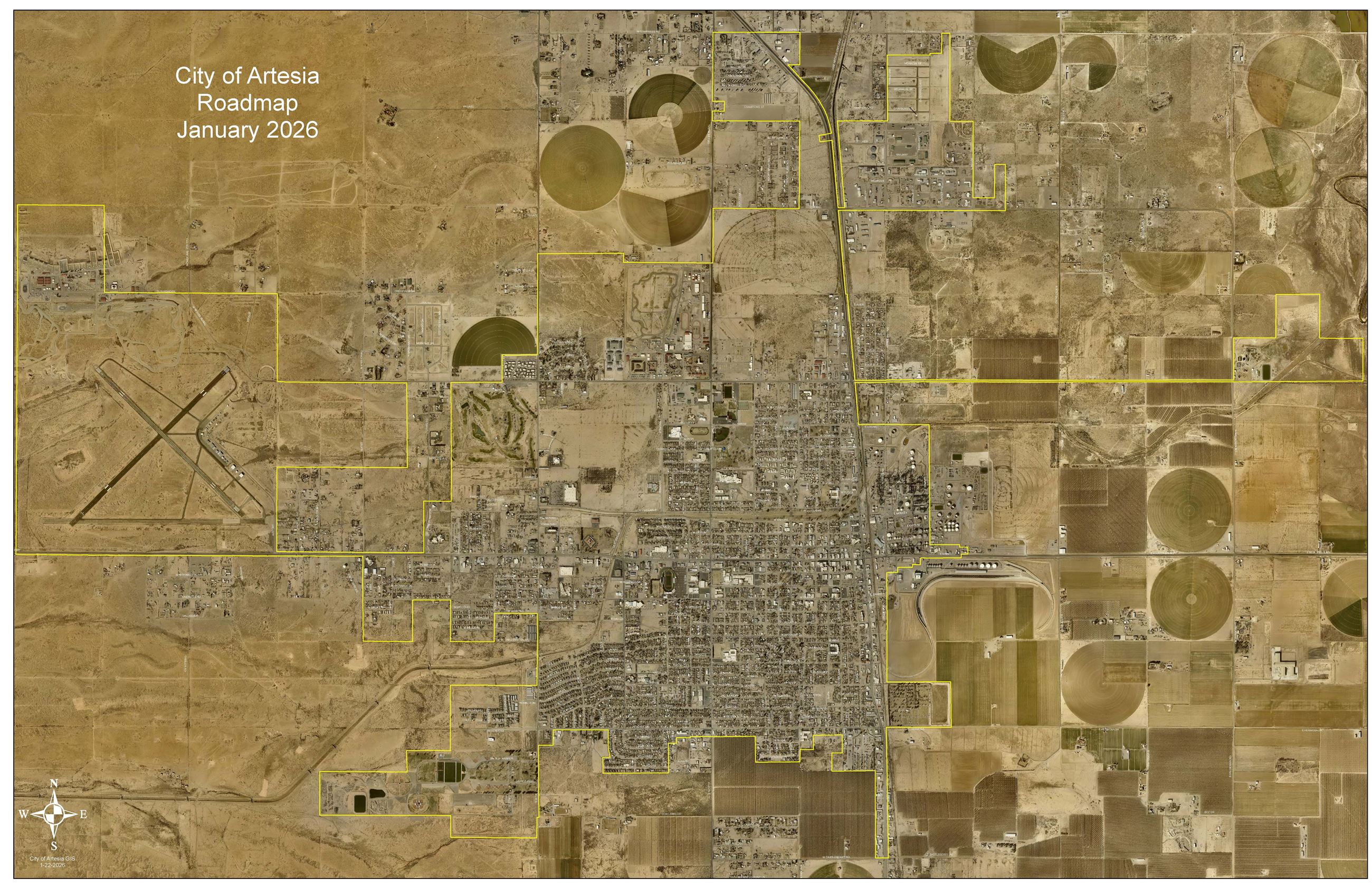 Artesia Street Map 2026